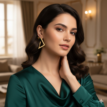 Aura Triangle Earrings