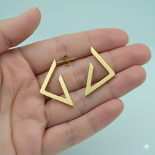 Aura Triangle Earrings