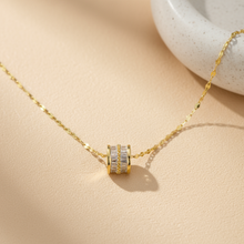 Barrel Necklace Gold Plated