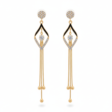 Crystal Tassel Drop Earrings