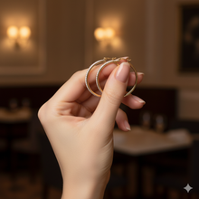 Radiant Pave-Diamond Hoop Earrings