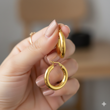 Golden Luxe Hoop Earrings