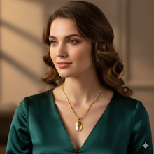 Gold Spartan Helmet Pendant Necklace