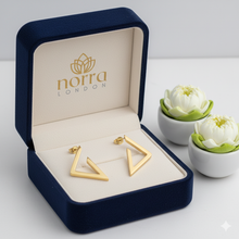 Aura Triangle Earrings