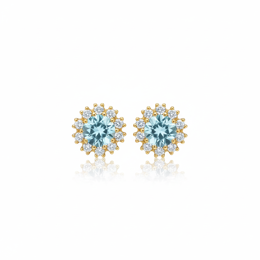Aurora's Embrace Stud Earrings