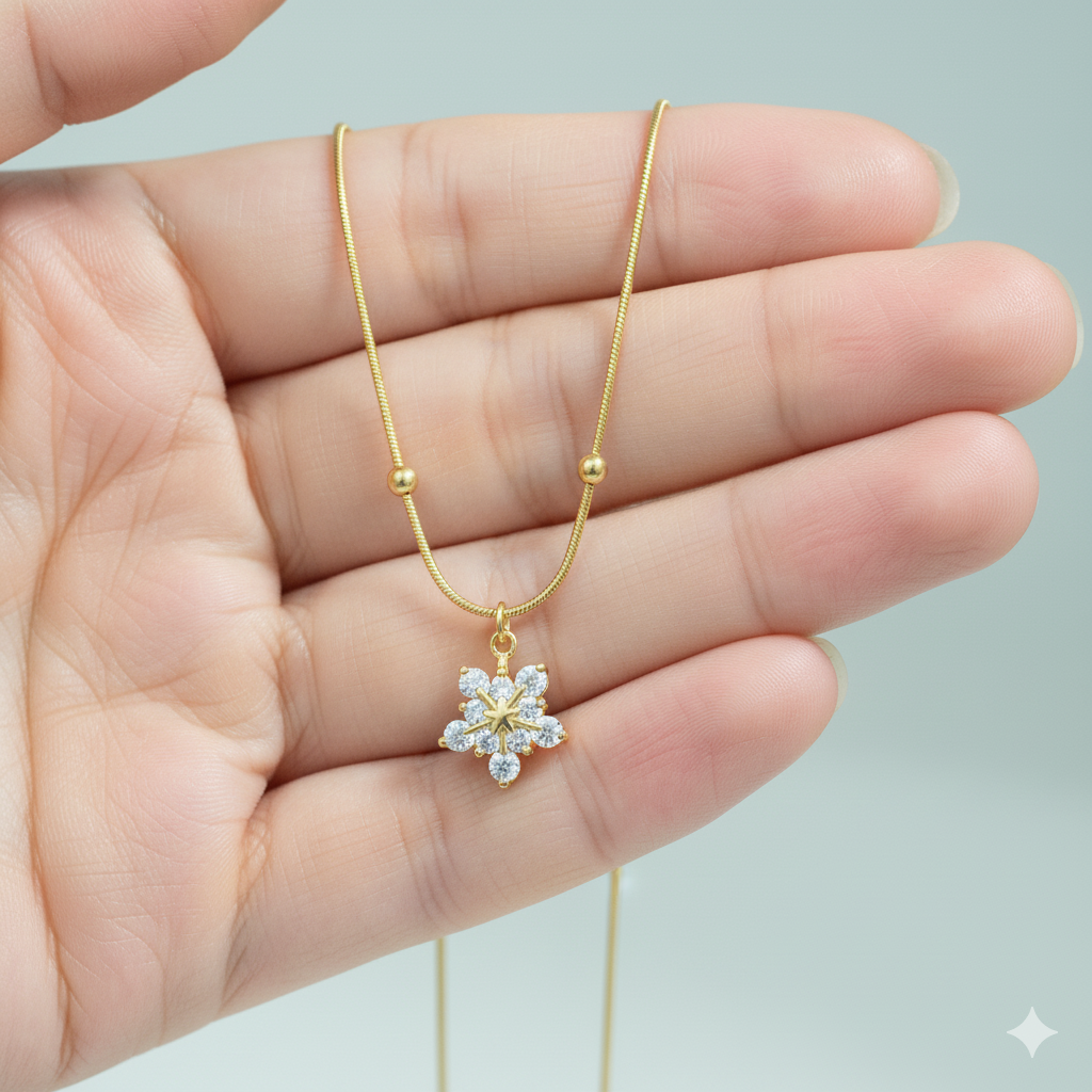 Gleam of Radiance Diamond Floral Set