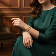 Gold-Plated Filigree Sunburst Bracelet