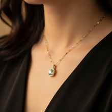 Gold Plated Aura Necklace Pendant