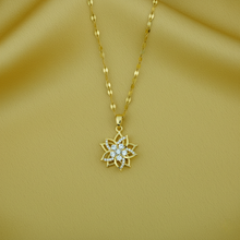 Gold Plated Floral Necklace