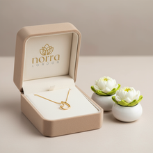 Gold Plated Open Heart Pendant Norra London