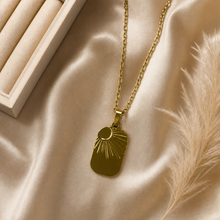 Gold Plated Sunburst Pendant