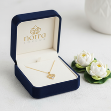 Love Heart Necklace Gold Plated