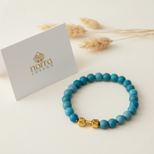 Natural Volcanic Stone Dumbbell Bracelet