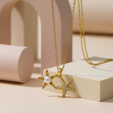 Premium Starfish Pendant Gold Plated
