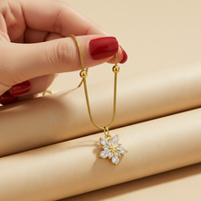 Snowflake Pendant Gold Plated
