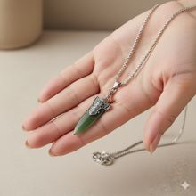 Verdant Elegance Jade & Diamond Pendant