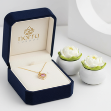 Intertwined Heart Gold Plated Necklace